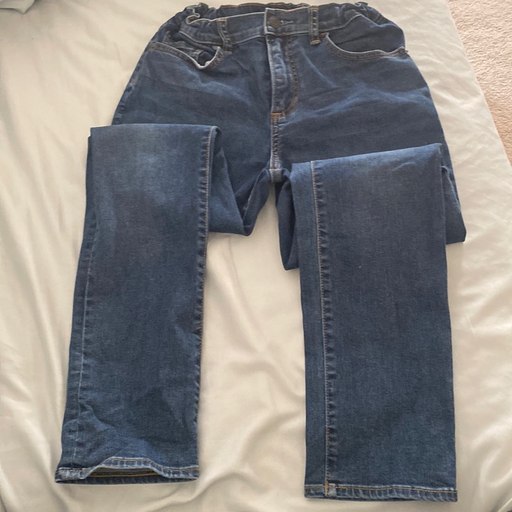 Like New Gap jeans. Size 14.  Stretch athletic.  Adjustable waist.
